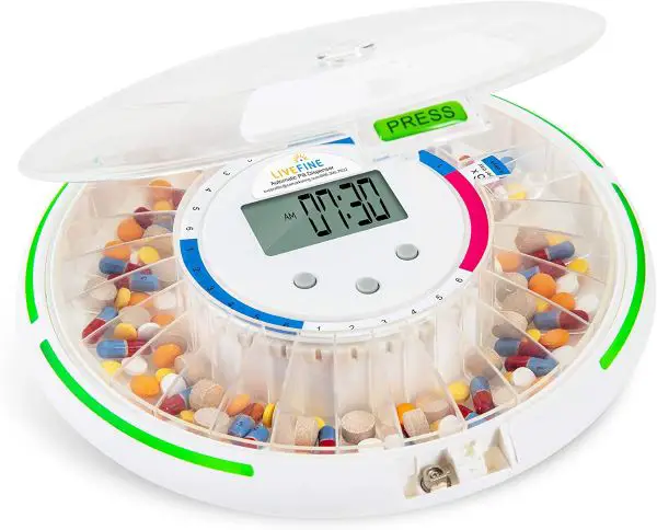 livefine automatic pill dispenser