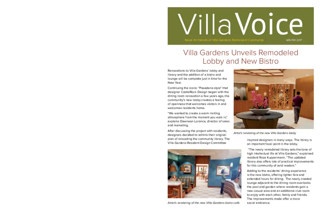 PDF Newsletter of Villa Gardens Health Center, , , , , Pasadena, CA - 10723-C01010^VG-Winter-2017-newsletter-for-web^3_pg