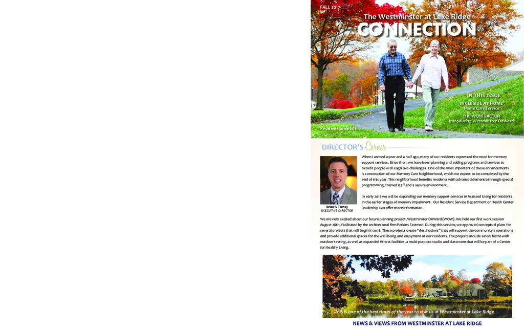 PDF Newsletter of Westminster at Lake Ridge, , , , , Lake Ridge, VA - 12341-C01094^newsletter-fall-17^5_pg