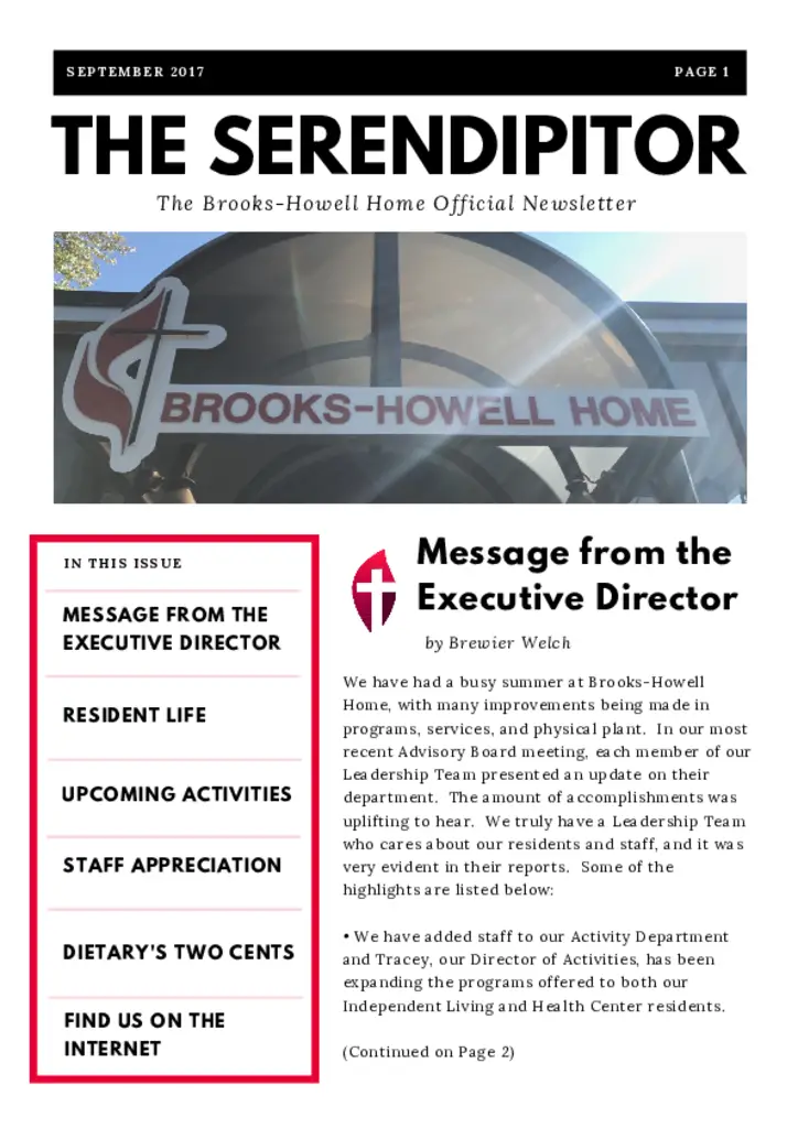 PDF Newsletter of Brooks Howell, , , , , Asheville, NC - 13087-C00350^the-serendipitor-fall-17-full^6_pg