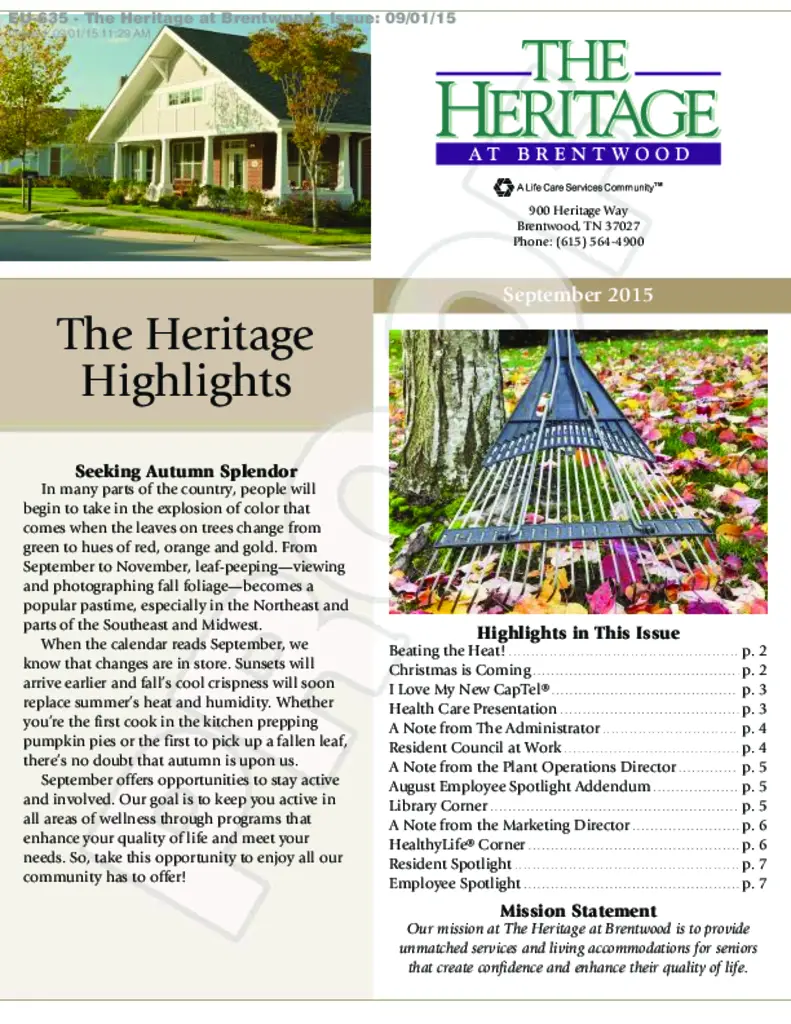 PDF Newsletter of The Heritage at Brentwood, , , , , Brentwood, TN - 14659-C01173^The_Heritage_at_Brentwood__Septembe_4BB25A57C4C6C^8_pg