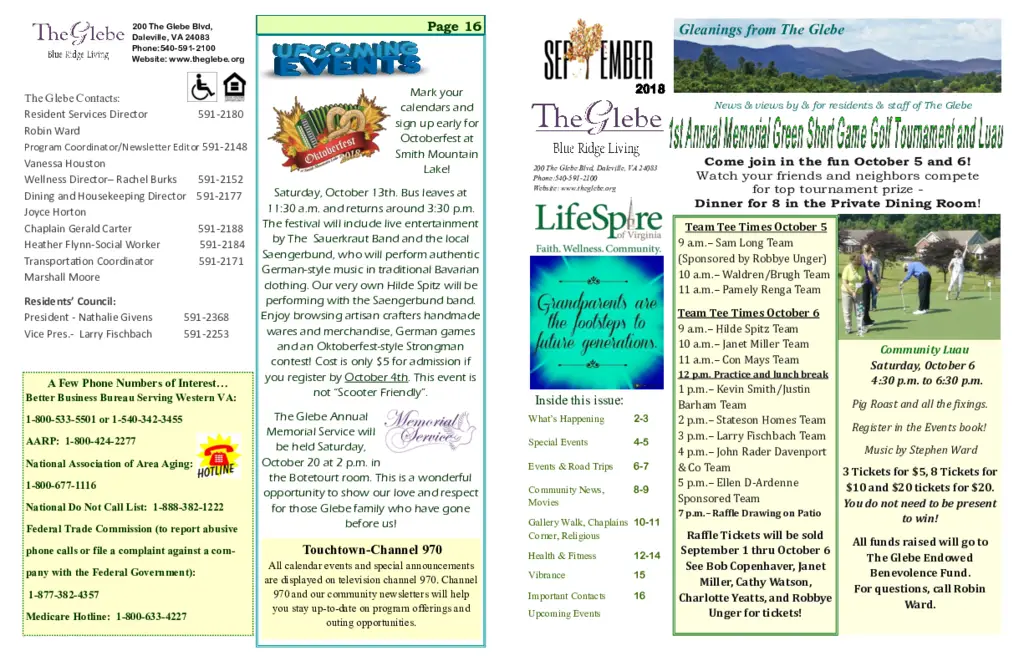 PDF Newsletter of The Glebe, , , , , Daleville, VA - 15157-C01192^september2018_newsletter^8_pg