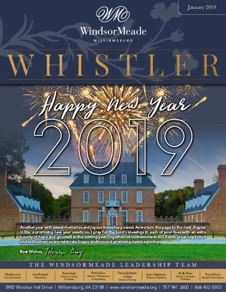 PDF Newsletter of WindsorMeade, , , , , Williamsburg, VA - 17760-C01317^WindsorMeade-Whistler-Newsletter-R7962^5_pg