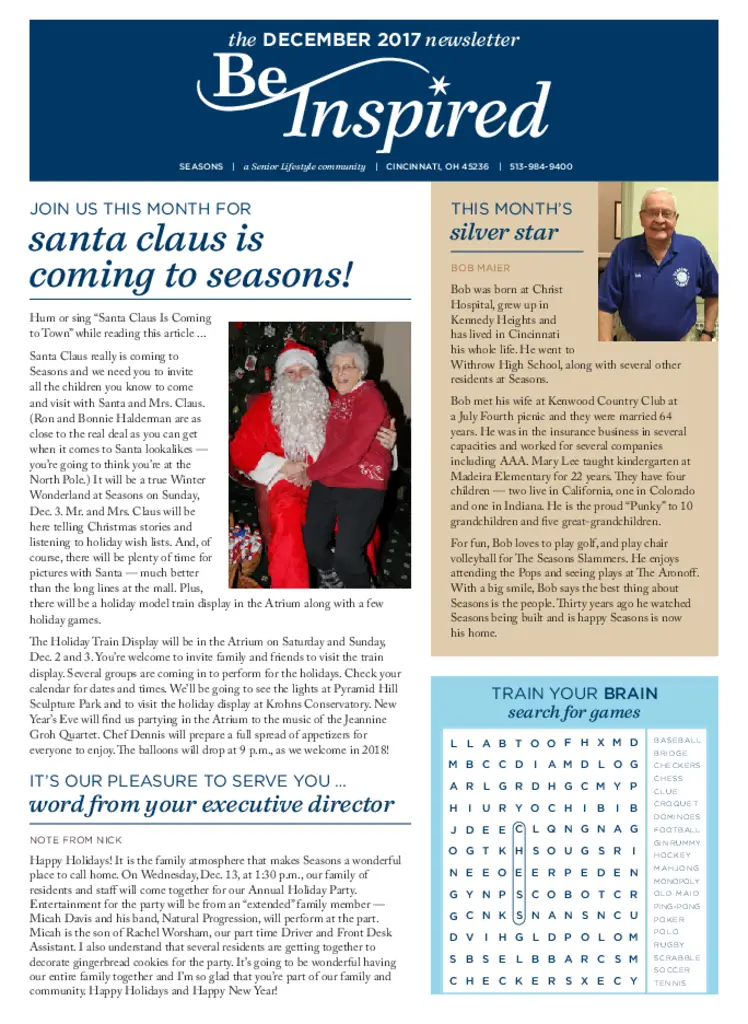 PDF Newsletter of Seasons, , , , , Cincinnati, OH - 20140-C01426^Seasons-calendar^3_pg
