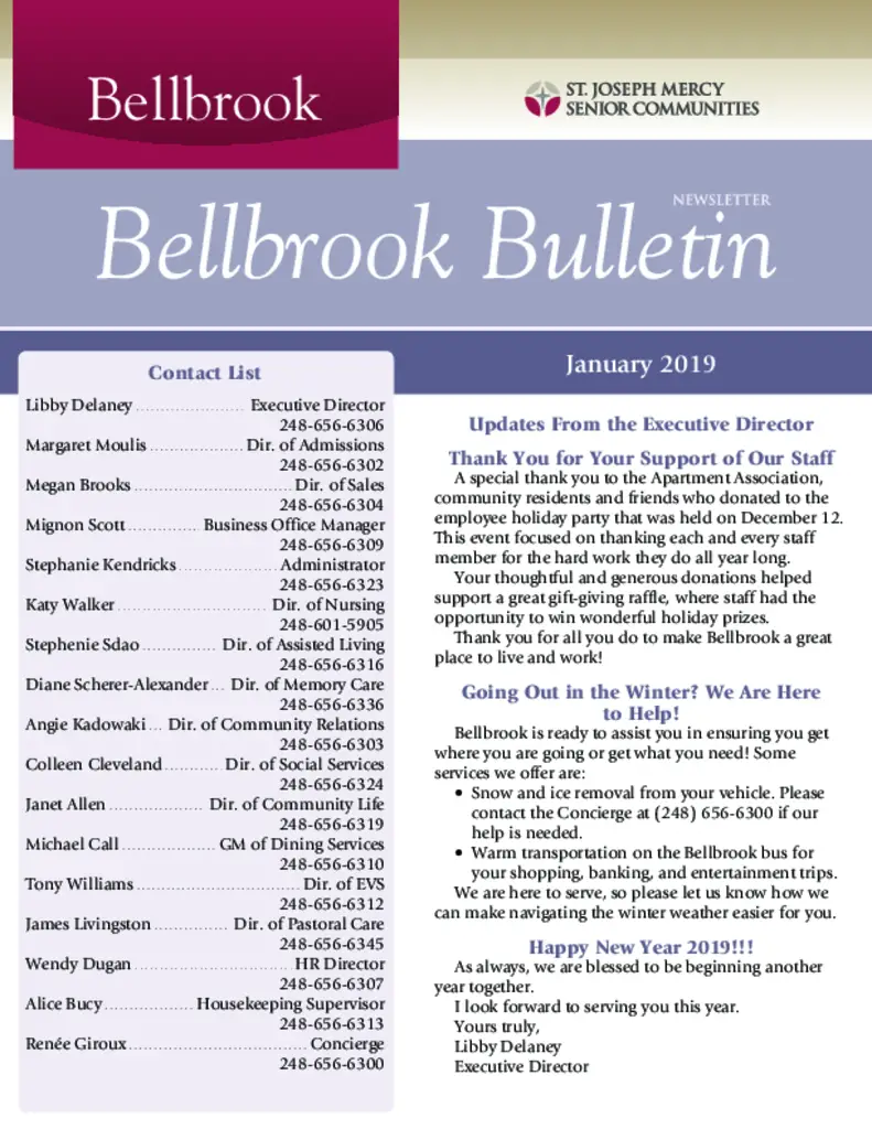 PDF Newsletter of Bellbrook, , , , , Rochester Hills, MI - 22092-C01557^P2KN5A-R25917^8_pg