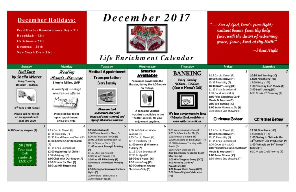 PDF Newsletter of Wesley Homes Lea Hill, , , , , Auburn, WA - 24213-C01621^WHLH_December_2017^3_pg