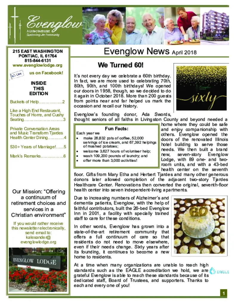 PDF Newsletter of Evenglow Lodge, , , , , Pontiac, IL - 25511-C00154^April-2018-Newsletter-compressed^6_pg