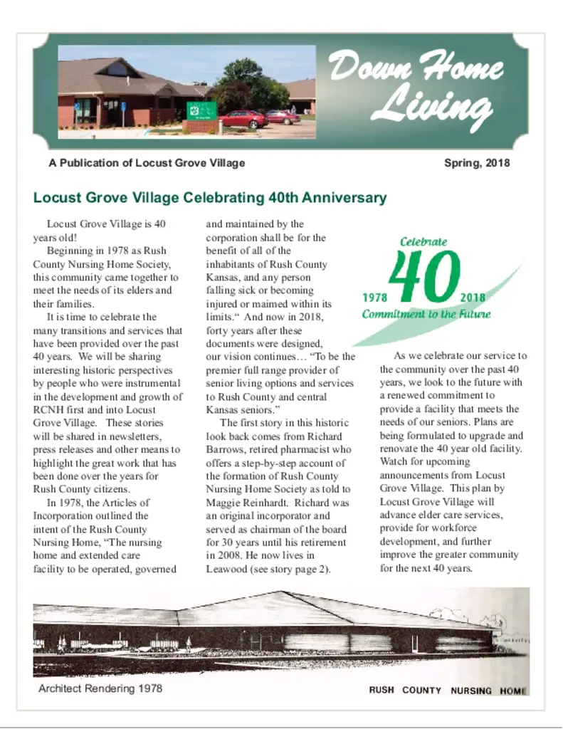 PDF Newsletter of Locust Grove Village, , , , , La Crosse, KS - 28075-C00224^LGV-Newsletter-Spring-2018-final^4_pg