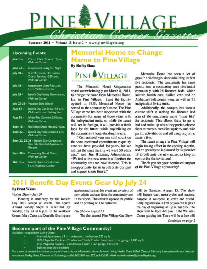 PDF Newsletter of Pine Village, , , , , Moundridge, KS - 28371-C00238^2ndQuarterGazette^8_pg