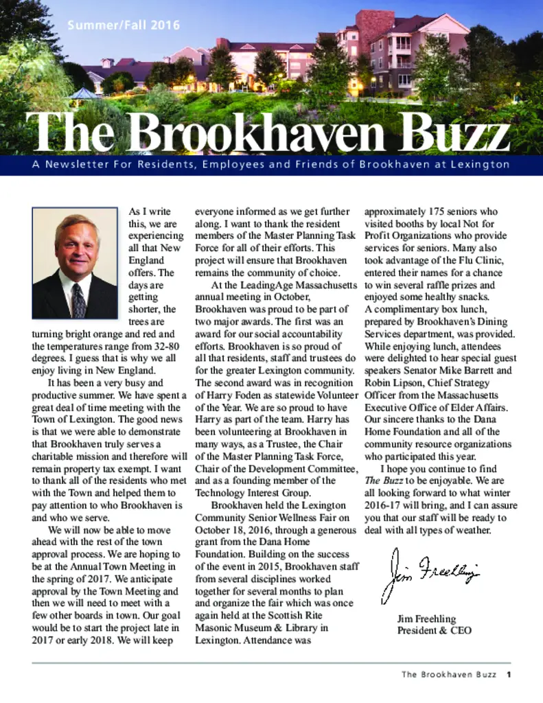PDF Newsletter of Brookhaven at Lexington, , , , , Lexington, MA - 28941-C00259^index-R6336^8_pg