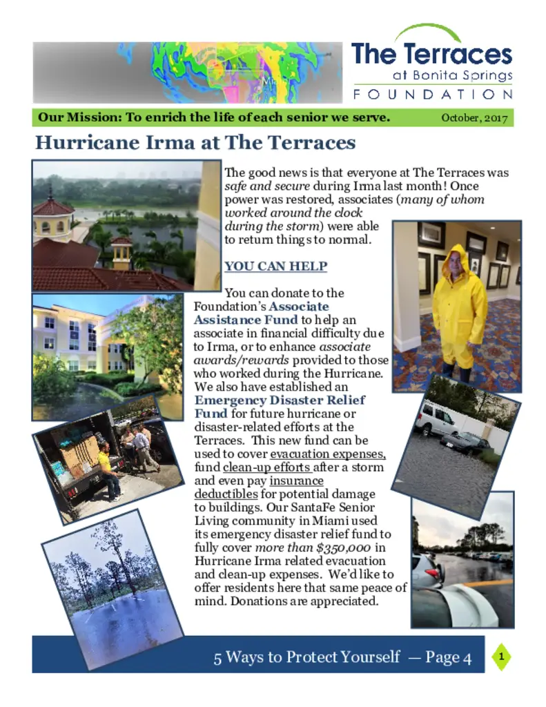 PDF Newsletter of The Terraces at Bonita Springs, , , , , Bonita Springs, FL - 29089-C01715^Newsletter-102017-TT-PDF-to-print^8_pg