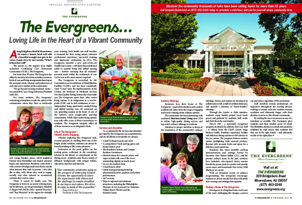 PDF Newsletter of The Evergreens, , , , , Moorestown, NJ - 34926-C00377^final_evergreens_advertorial^1_pg