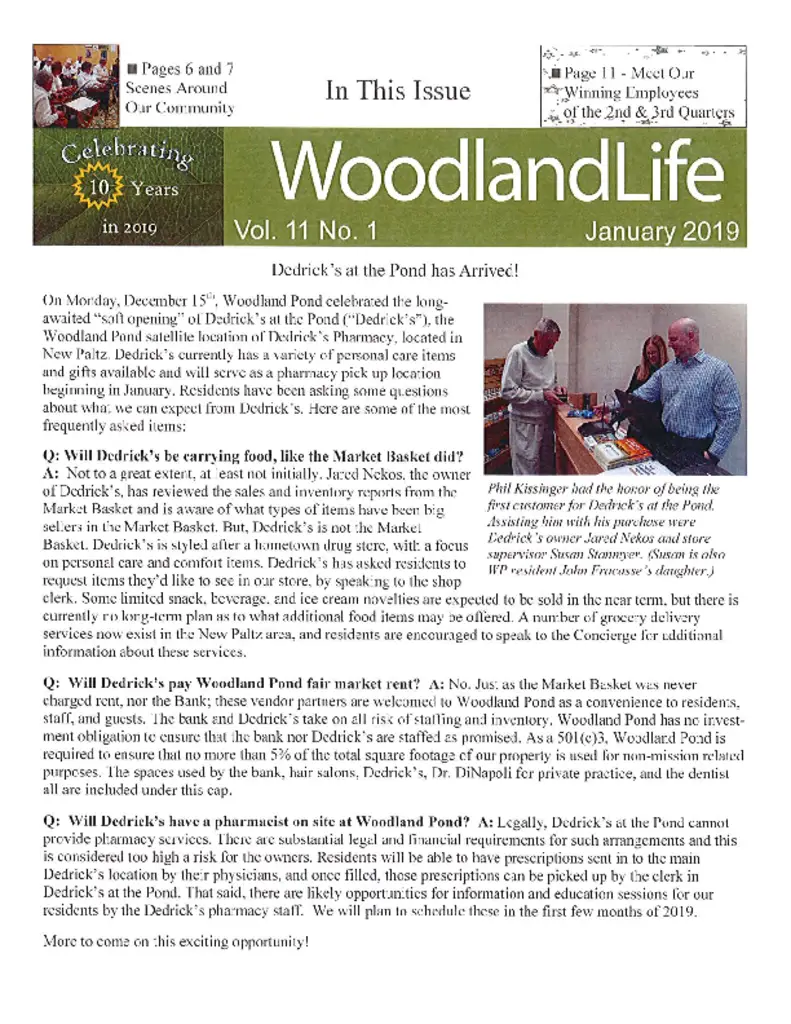 PDF Newsletter of Woodland Pond at New Paltz, , , , , New Paltz, NY - 37187-C00394^Jan2019-IL-Newsletter^12_pg