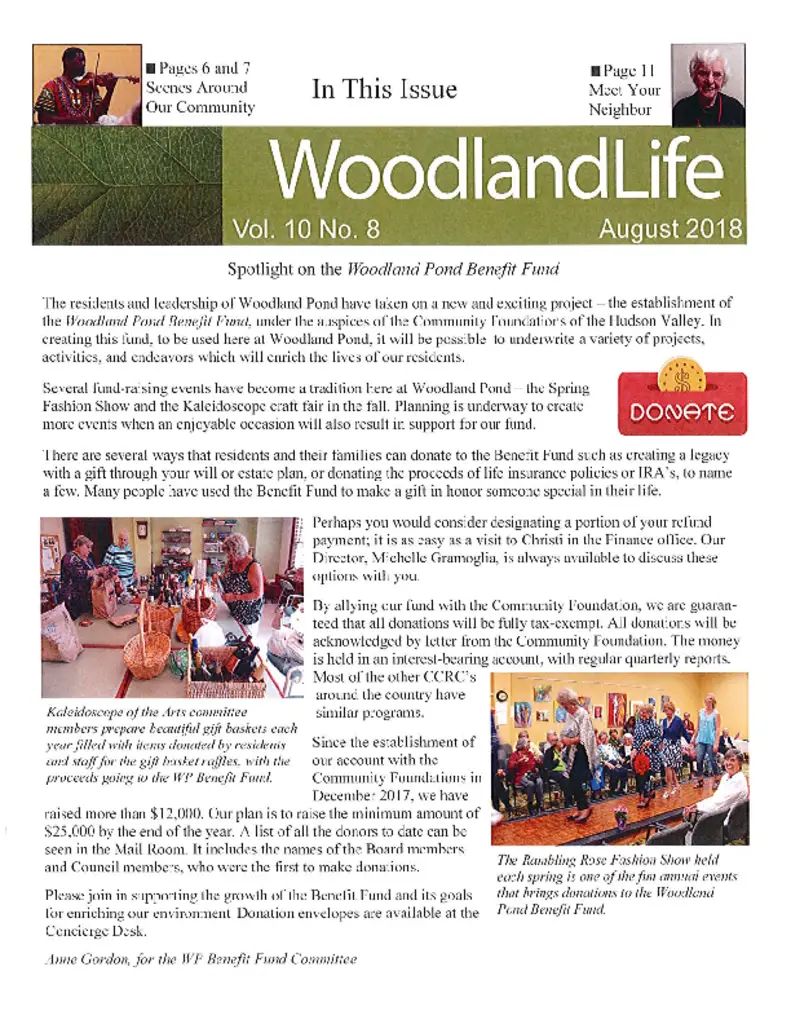 PDF Newsletter of Woodland Pond at New Paltz, , , , , New Paltz, NY - 37189-C00394^August-2018^12_pg