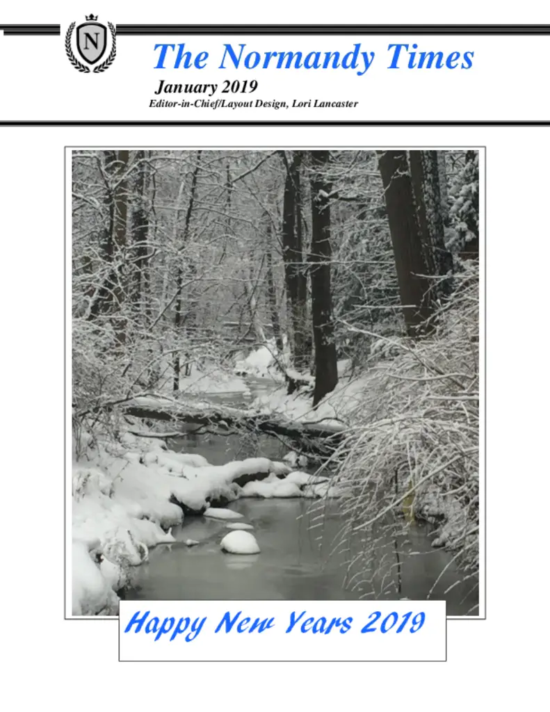 PDF Newsletter of The Normandy, , , , , Rocky River, OH - 38829-C00428^2019-january-times^5_pg