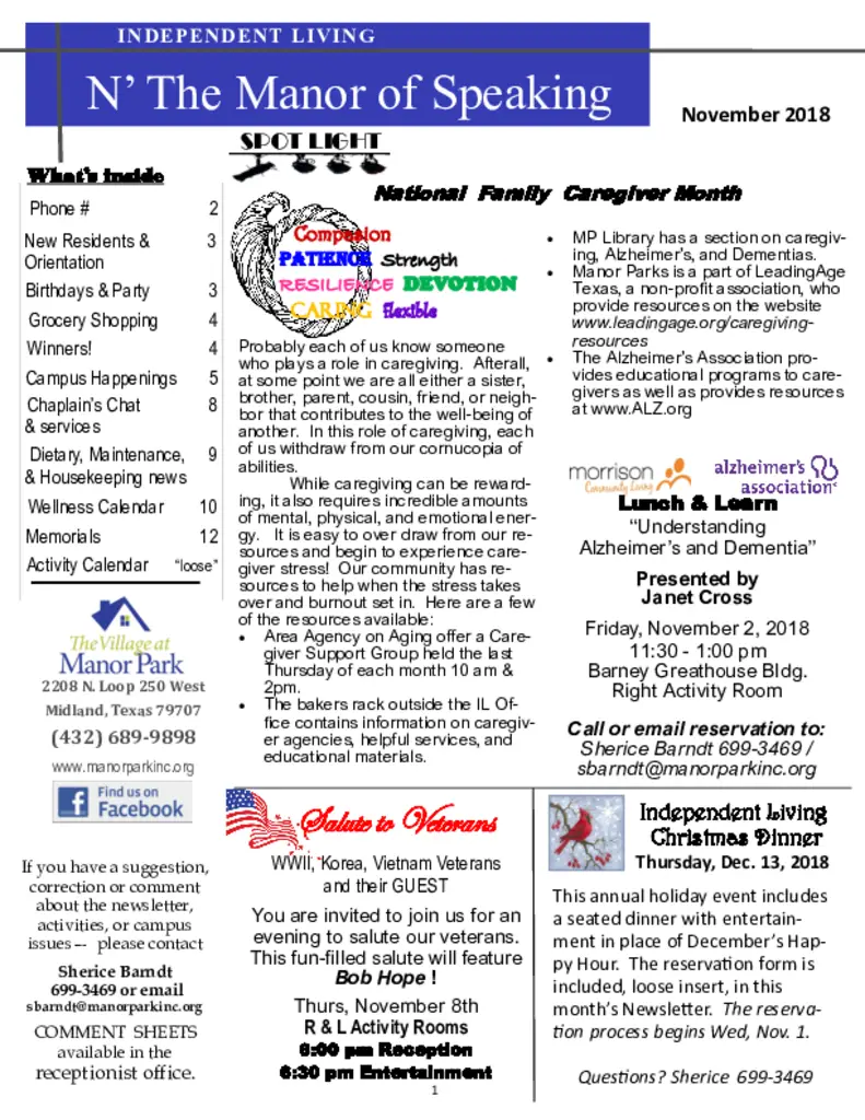 PDF Newsletter of The Village at Manor Park, , , , , Midland, TX - 44198-C00577^279^12_pg