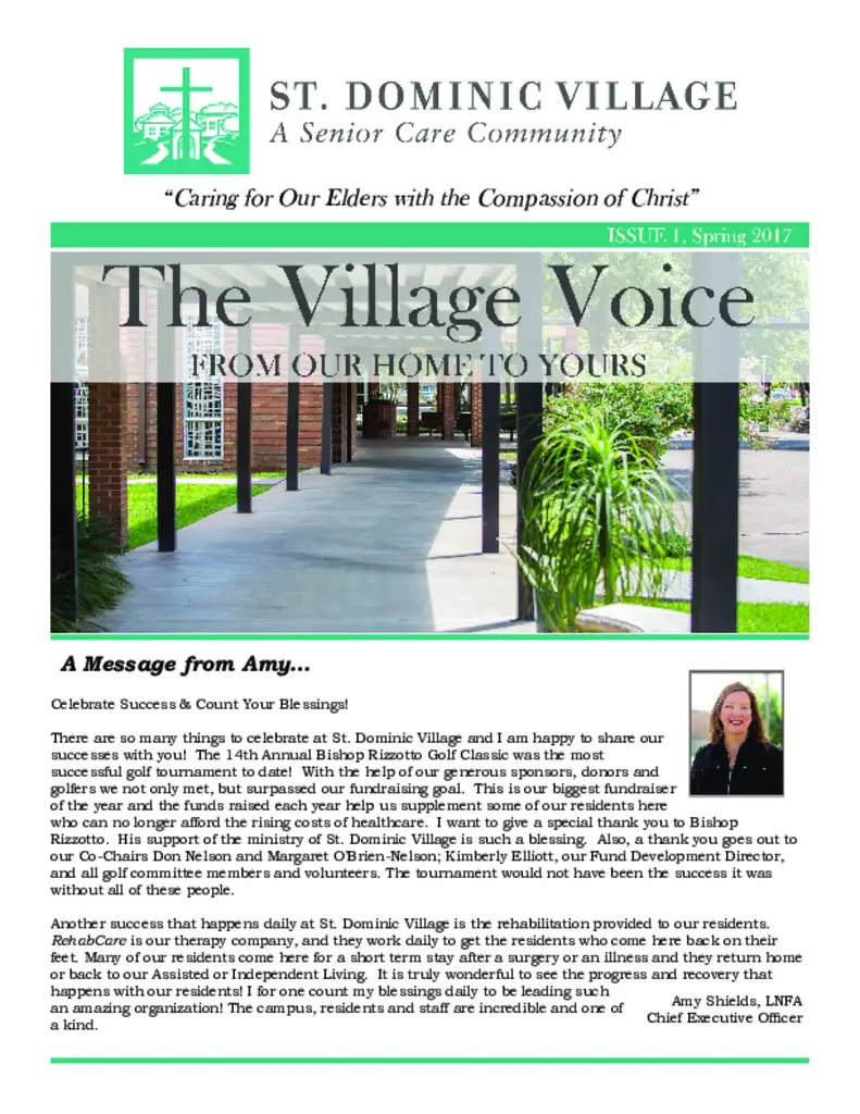 PDF Newsletter of St. Dominic Village, , , , , Houston, TX - 44377-C00573^Q2-May2017-newsletter-Website^12_pg