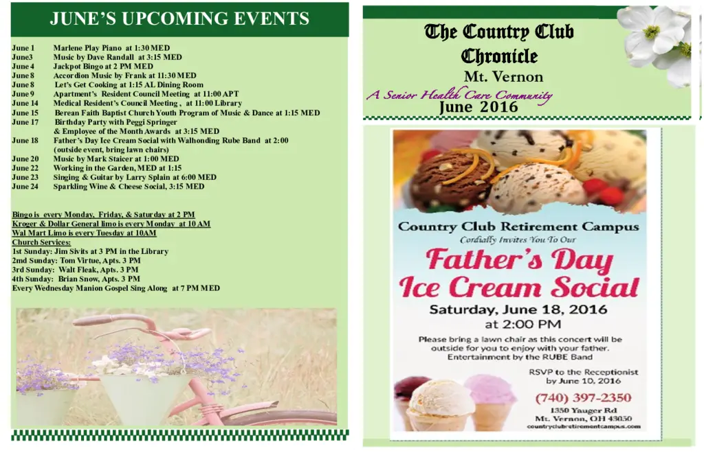 PDF Newsletter of Country Club Retirement Campus Mt. Vernon, , , , , Mount Vernon, OH - 7589-C00862^ccrc-mt-vernon-newsletter-june-2016^2_pg