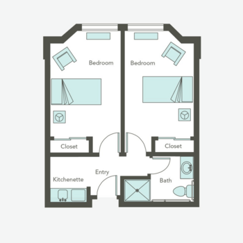 Floorplan of Aegis Living of Fremont, Assisted Living, Fremont, CA 3