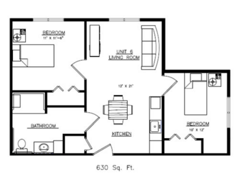Floorplan of Arborwood Lodge, Assisted Living, Wisconsin Rapids, WI 2