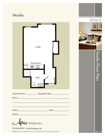 Floorplan of Atria Sterling, Assisted Living, Sterling, VA 1
