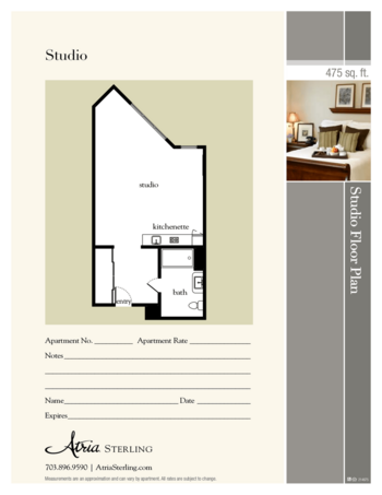 Floorplan of Atria Sterling, Assisted Living, Sterling, VA 3