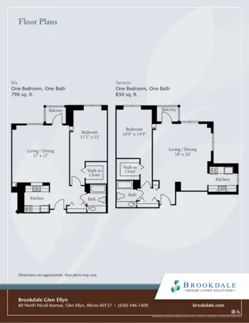 Floorplan of Brookdale Glen Ellyn, Assisted Living, Glen Ellyn, IL 13