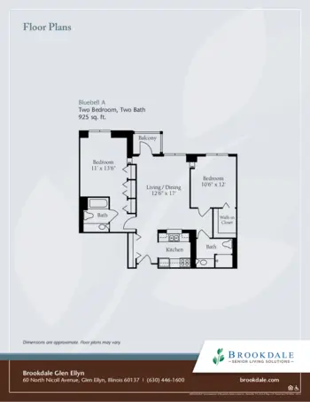 Floorplan of Brookdale Glen Ellyn, Assisted Living, Glen Ellyn, IL 14