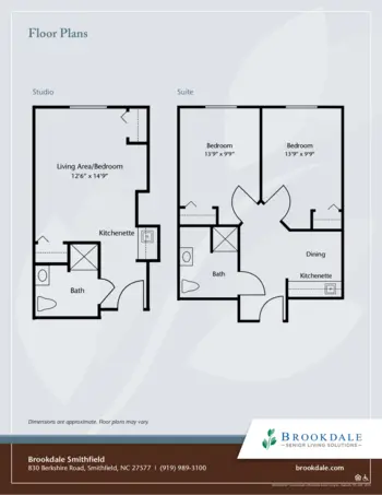 Floorplan of Brookdale Smithfield, Assisted Living, Smithfield, NC 1