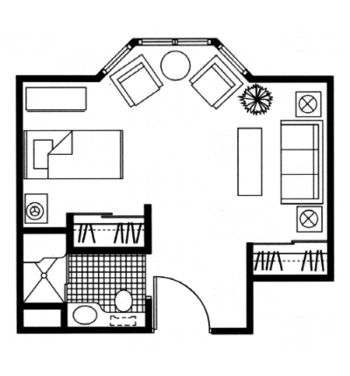 Floorplan of Brooking Park, Assisted Living, Memory Care, Chesterfield, MO 4