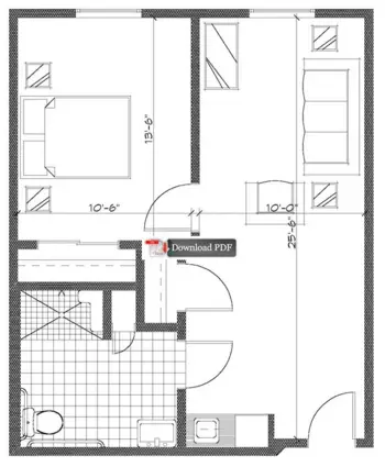 Floorplan of Carrington Court, Assisted Living, South Jordan, UT 18