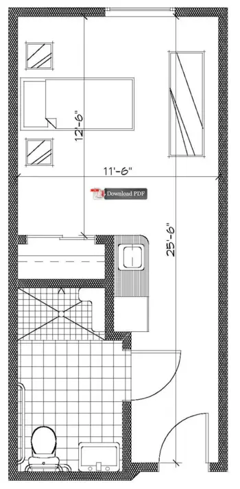 Floorplan of Carrington Court, Assisted Living, South Jordan, UT 8
