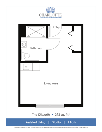 Floorplan of Charlotte Assisted Living, Assisted Living, Charlotte, NC 1