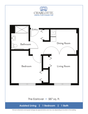 Floorplan of Charlotte Assisted Living, Assisted Living, Charlotte, NC 2