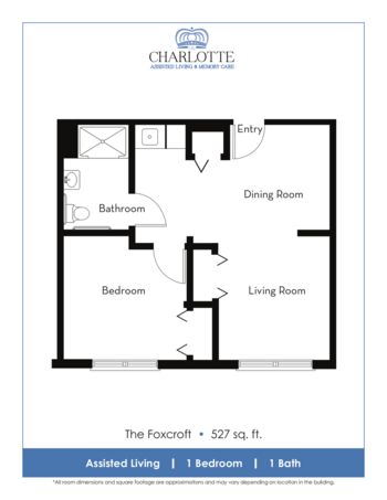 Floorplan of Charlotte Assisted Living, Assisted Living, Charlotte, NC 3