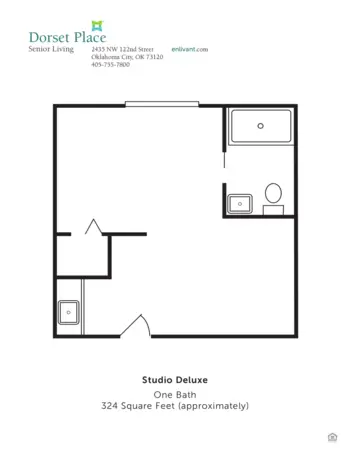 Floorplan of Dorset Place, Assisted Living, Memory Care, Oklahoma City, OK 2