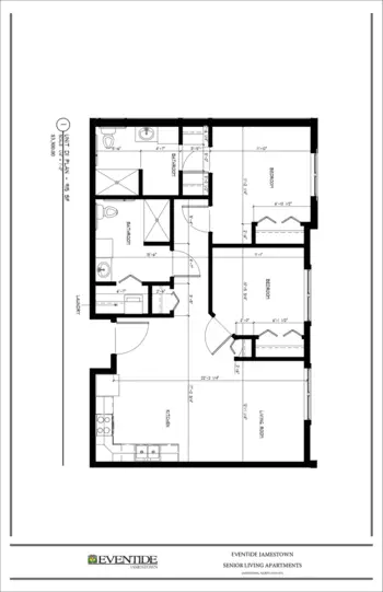 Floorplan of Eventide Jamestown Senior Living, Assisted Living, Jamestown, ND 8