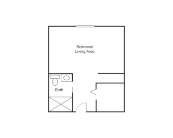 Floorplan of Hearth Brook, Assisted Living, Newark, OH 2