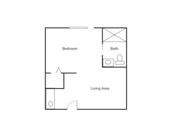 Floorplan of Hearth Brook, Assisted Living, Newark, OH 3
