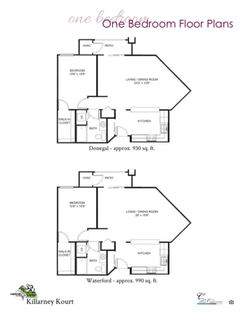 Floorplan of Killarney Kourt, Assisted Living, Sturtevant, WI 1
