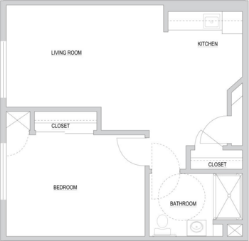 Floorplan of Legacy House of Ogden, Assisted Living, Ogden, UT 2