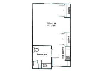 Floorplan of Parkwood Village, Assisted Living, Wilson, NC 3