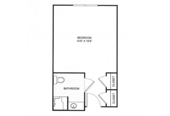 Floorplan of Parkwood Village, Assisted Living, Wilson, NC 4
