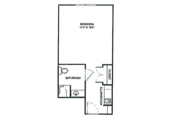 Floorplan of Parkwood Village, Assisted Living, Wilson, NC 5