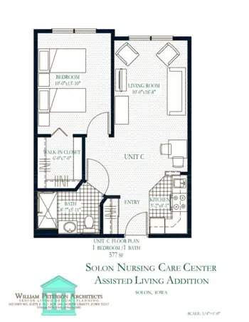 Floorplan of Solon Retirement Village, Assisted Living, Solon, IA 5
