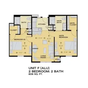 Floorplan of Terrace Glen Village, Assisted Living, Marion, IA 8