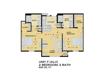 Floorplan of Terrace Glen Village, Assisted Living, Marion, IA 9