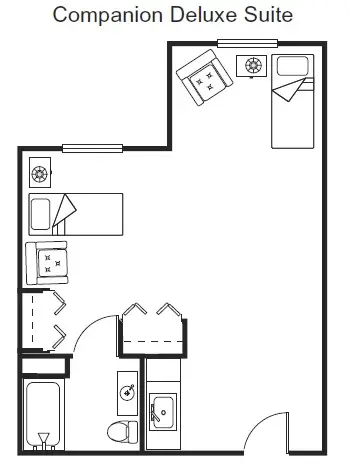 Floorplan of The Suites Assisted Living & Memory Care, Assisted Living, Memory Care, Grants Pass, OR 6