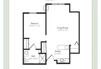 Floorplan of Willow Pointe, Assisted Living, Memory Care, Verona, WI 3
