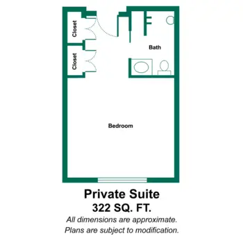 Floorplan of Allerton House at Central Park, Assisted Living, Weymouth, MA 4